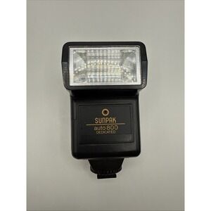 Sunpak auto 800  Dedicated Flash‎ Unit (Works!)